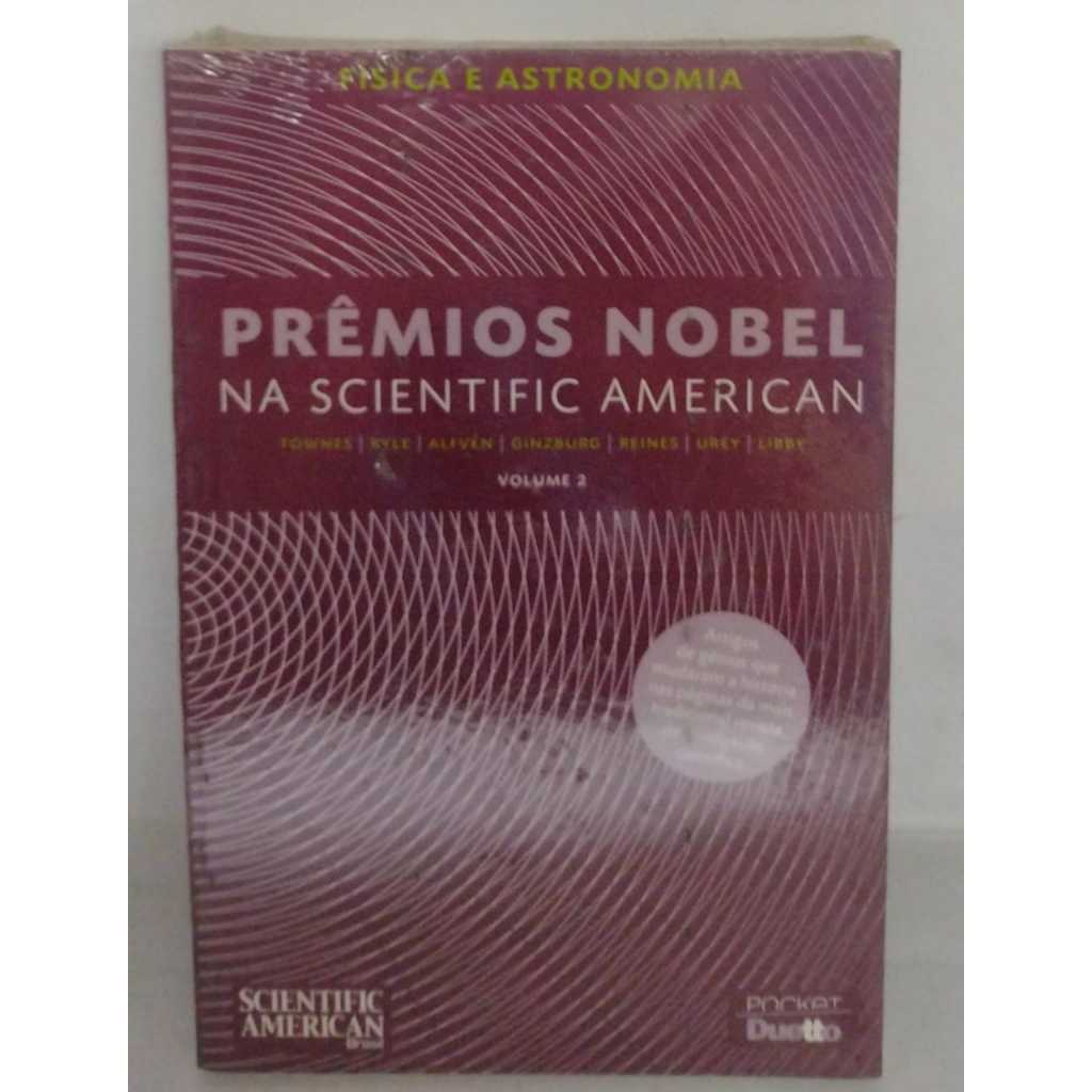 Livro Premios Nobel na Scientific American Volume 2 Física e Astronomia