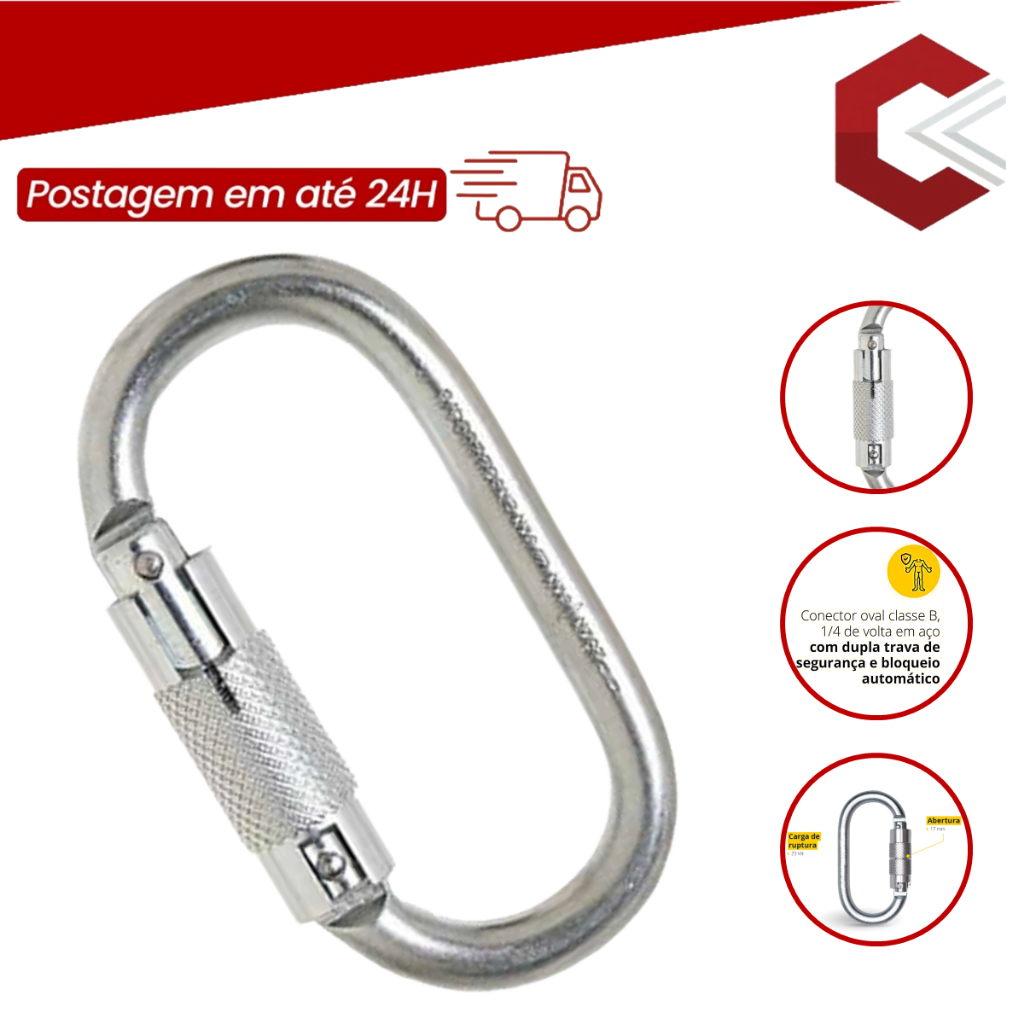 Mosquetao de Rapel: Onde Comprar | BuscaProdutos