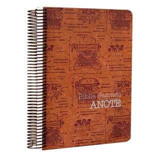 Bíblia Anote Espiral - NVI - Máquina de Escrever em Oferta na Shopee