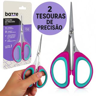 Tesoura De Precisão 2 Unidades Artenasato Costura Tecido Lâmina 35mm Cabo Emborrachado Uso Artístico E Profissional em Oferta na Shopee