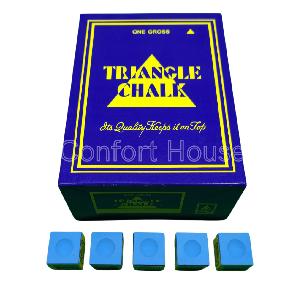 Kit Gizes Triangle Azul - Giz Profissional para Taco de Sinuca/Bilhar em Oferta na Shopee