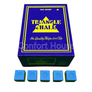 Kit Gizes Triangle Azul - Giz Profissional para Taco de Sinuca/Bilhar em Oferta na Shopee