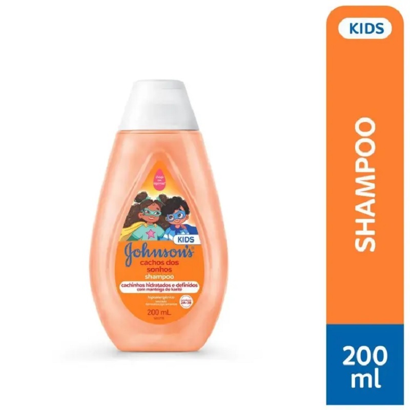 Shampoo Cachos dos Sonhos Johnson's Baby 200ml
