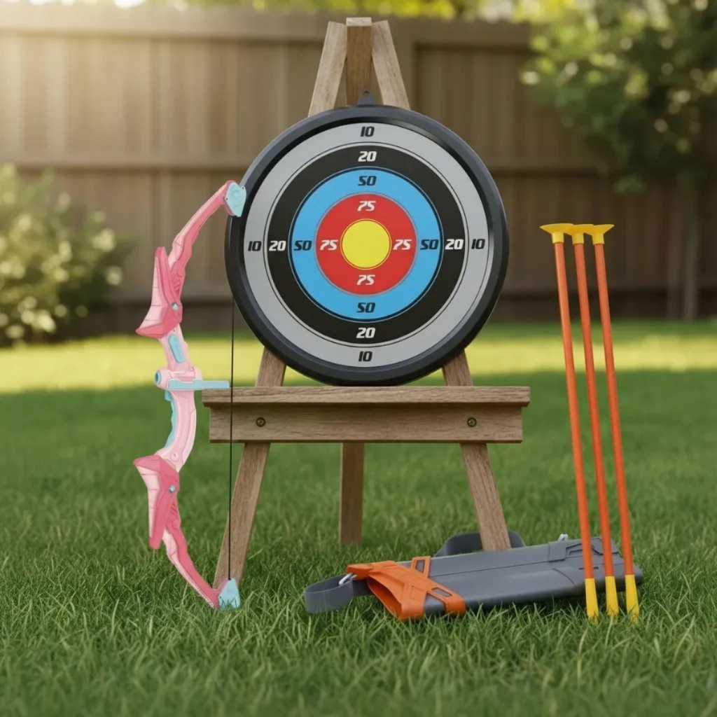 Brinquedo Arco e Flecha Infantil Radical com Luz Alvo e Flechas com Ventosas em Oferta na Shopee