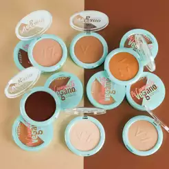 Pó Compacto Matte Controle Oleosidade Efeito Natural Vegano Original Vizzela