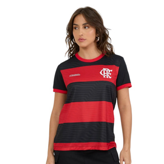 Camiseta Flamengo Feminina Emoção Braziline em Oferta na Shopee
