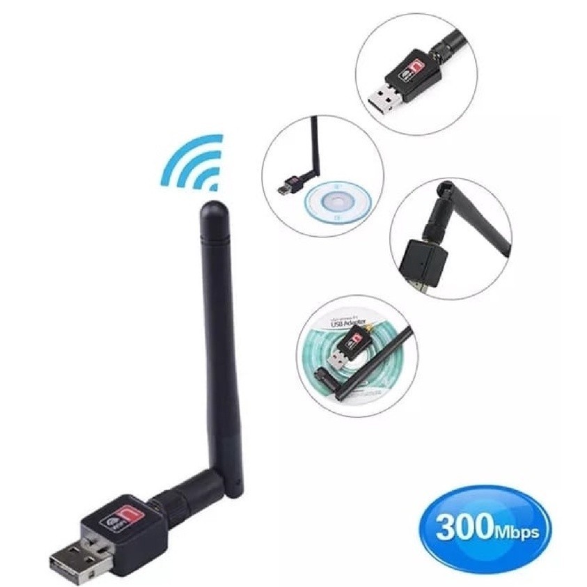 Antena Wi-fi Adaptador Wireless 1200mb/s Usb Pc Notebook