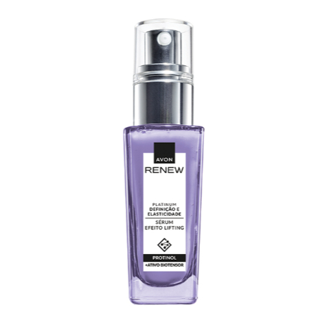 Renew Platinum Sérum Lift & Firmeza Avon 30ml efeito lifting imediato