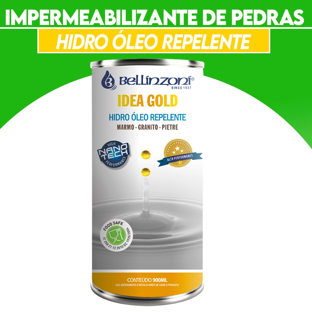 Impermeabilizante Para Mármores Hidro Óleo Repelente Nanotech Bellinzoni 1Kg