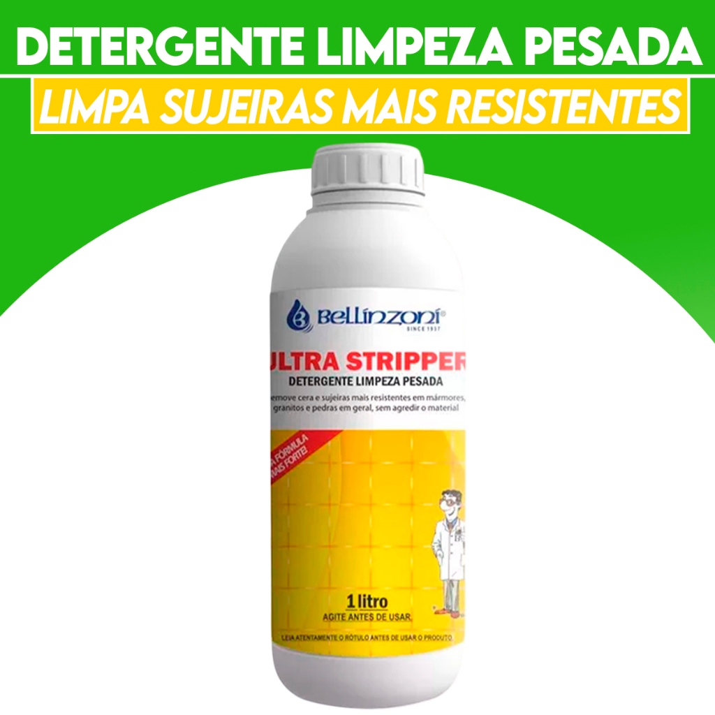 Detergente Ultra Stripper Bellinzoni 1 L Limpeza Pesada