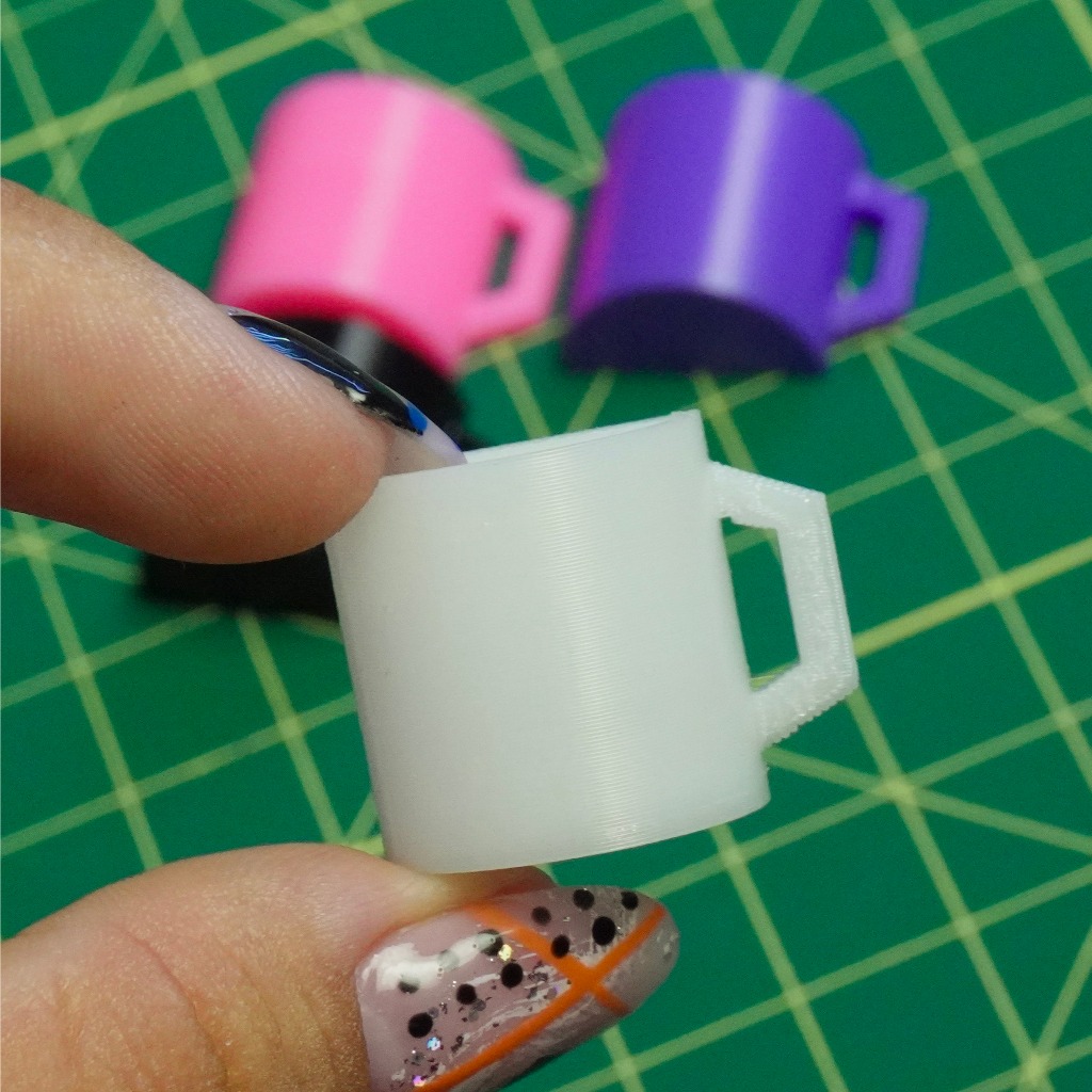 Mini Caneca Imã – KIT 10 UNIDADES - Impressão 3D com Imã de Neodímio