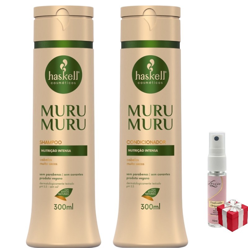 Kit Haskell Murumuru Shampoo 300ML  + 1 Condicionador 300ML