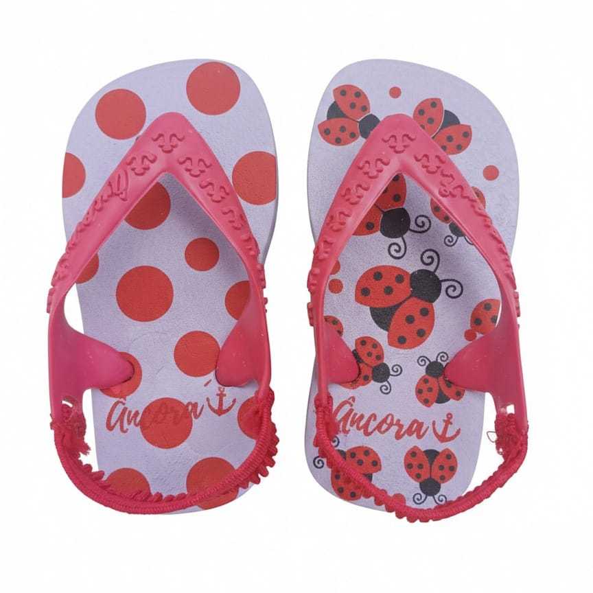 Detalhes do Chinelo Menina e Menino bebê beby com Elastico Confortável antiderrapante