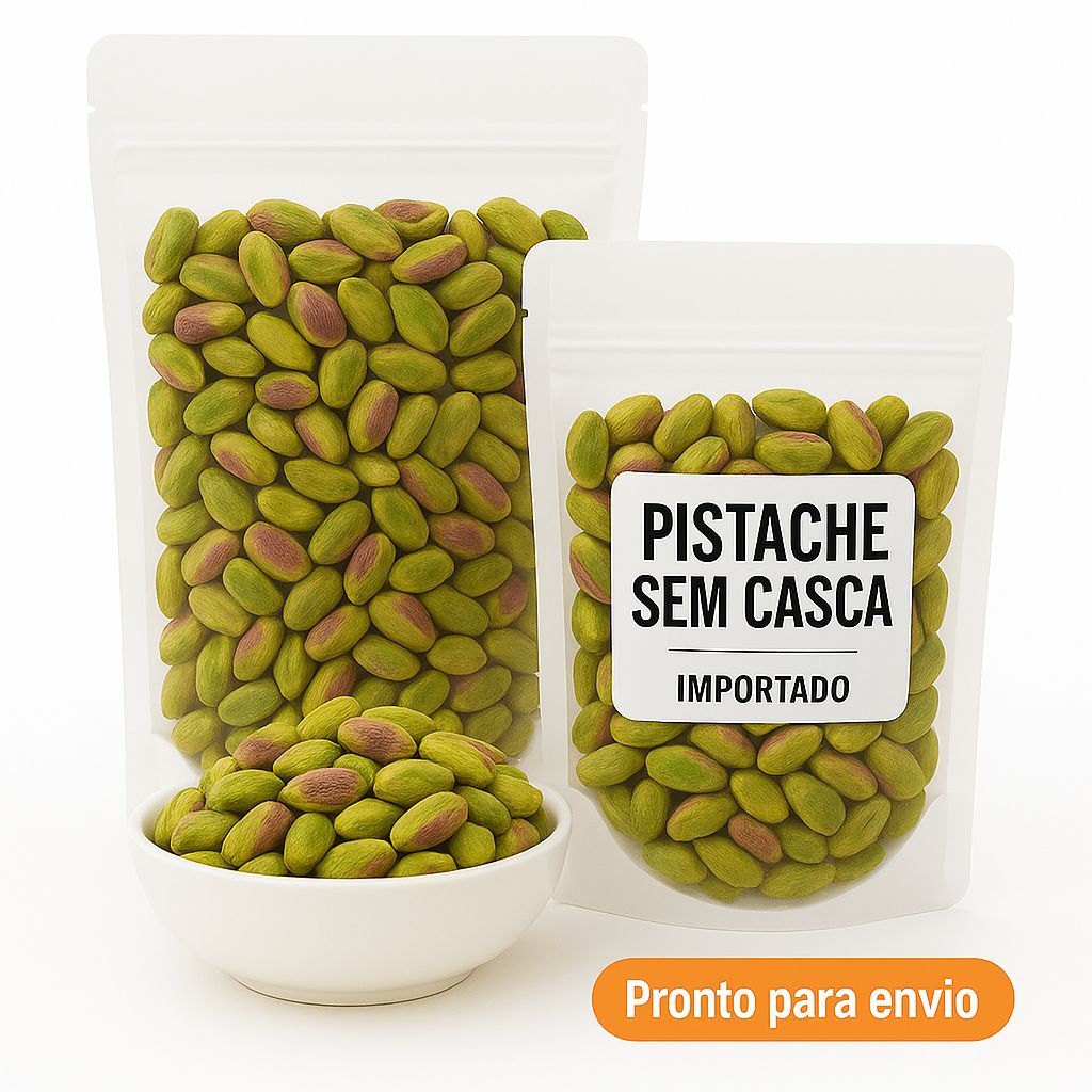 Pistache Cru Inteiro Sem Casca Importado - IRÃ