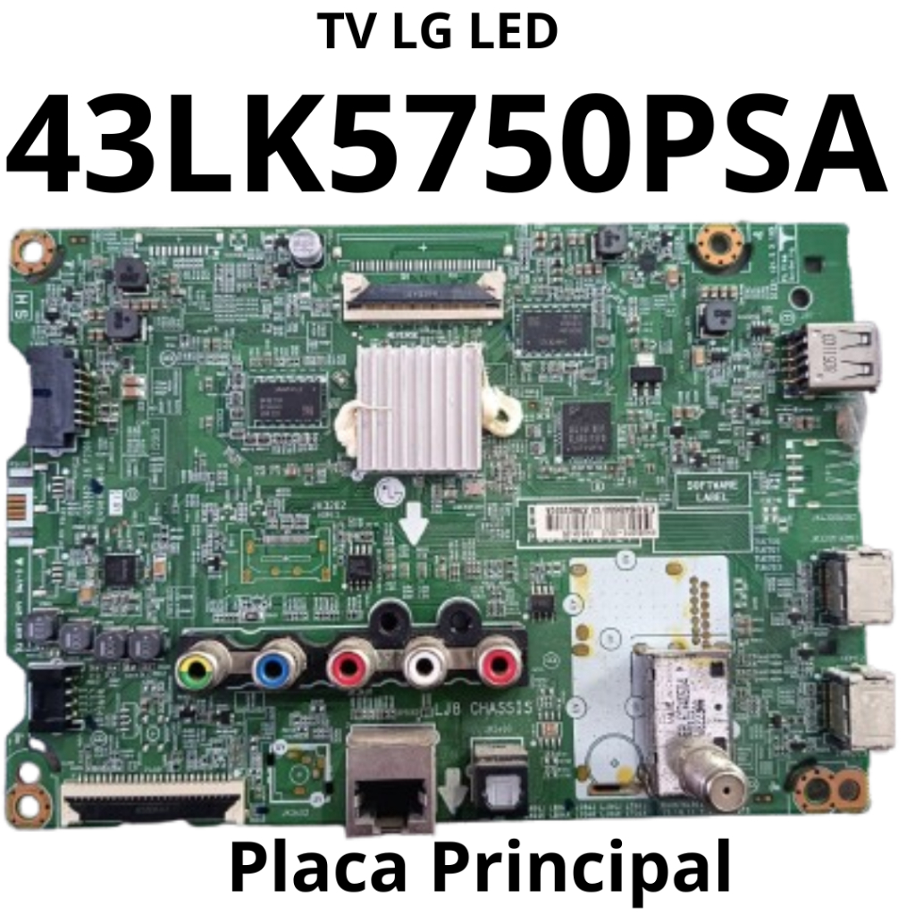 2724 Placa Principal para TV LG LED Mod:43LK5750PSA
