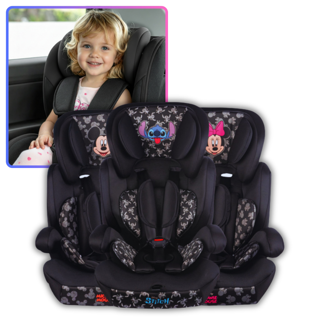 Cadeira Cadeirinha Para Carro Assento Elevação Auto Infantil Crianças De 9 A 36Kg Personagens Disney