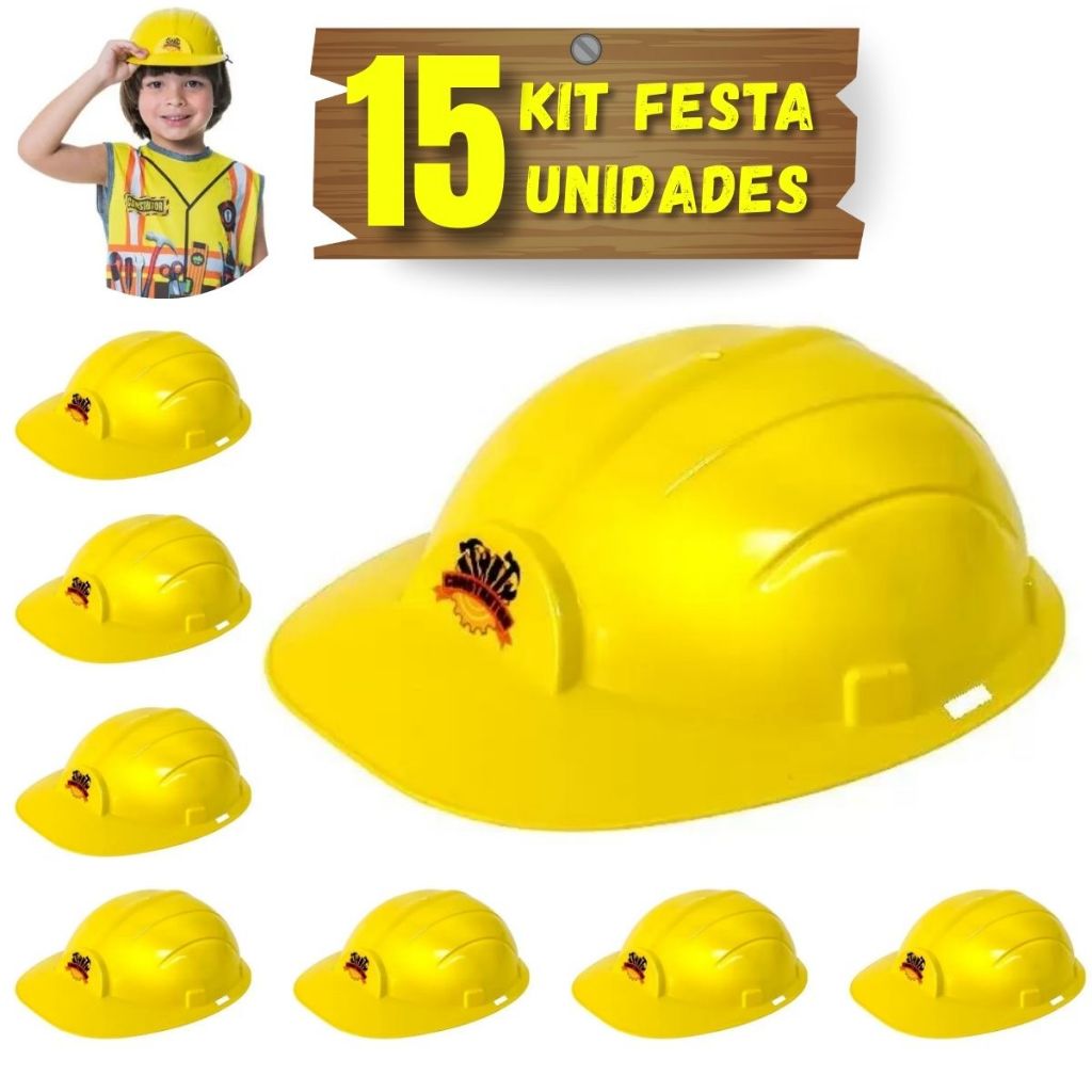Kit 15 Capacete Infantil Praia Lembrancinha Festa Prenda em Oferta na Shopee