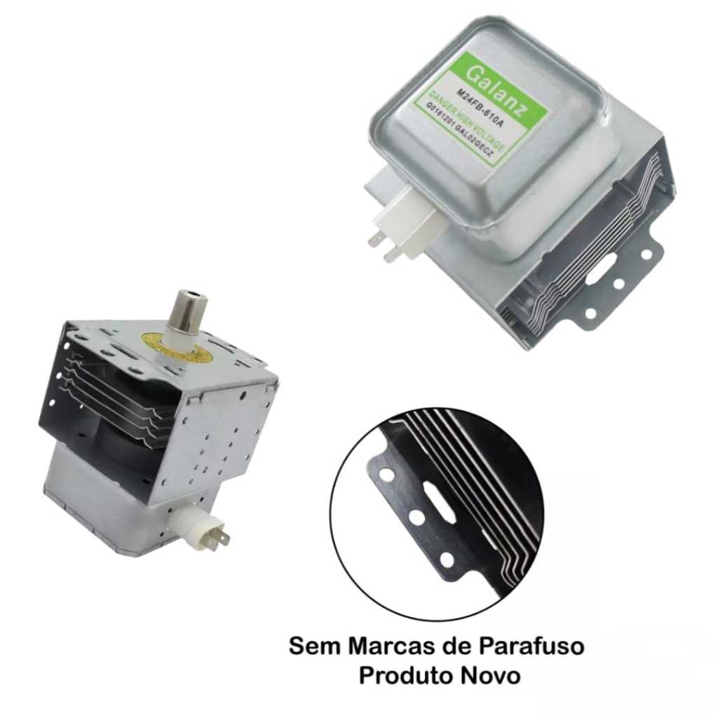 Peças De Alta Tensão ( Magnetron  M24FB-610A ) Para Microondas
