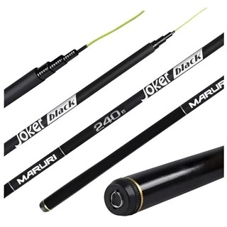 Vara Pesca Telescópica - Joker Black - Maruri - Fibra de Vidro