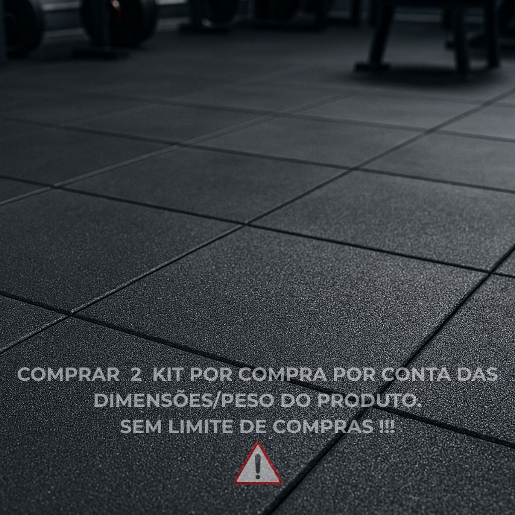 kit 4 Pisos Borracha 50x50 15mm academia crossfit fitness esporte pro anti impacto em Oferta na Shopee
