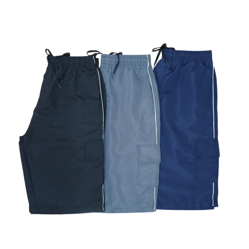 Kit 3 Shorts Tactel Ox Silver Básico 023