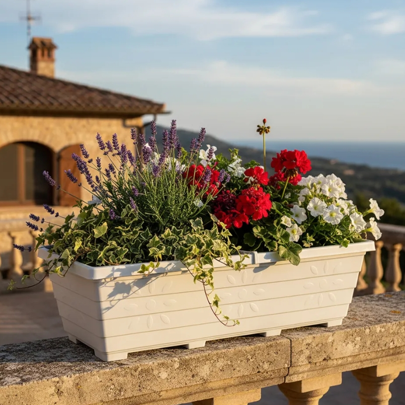 Floreira 80cm Vaso Para Plantas Jardineira de Chão em Oferta na Shopee