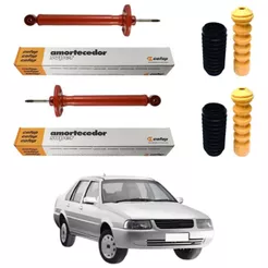 PAR AMORTECEDOR TRASEIRO SANTANA 97 A 2006 ORIGINAL COFAP + KITS