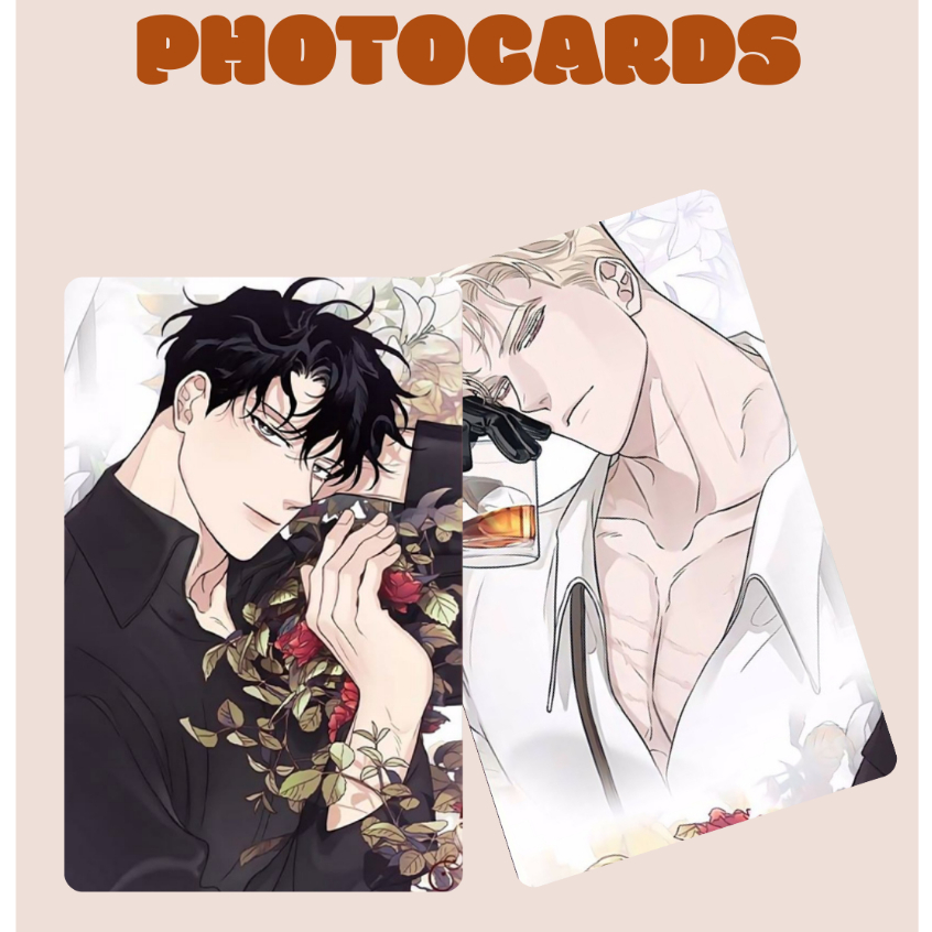 Photocard Roses and Champagne Manhwa BL - Yaoi em Oferta na Shopee