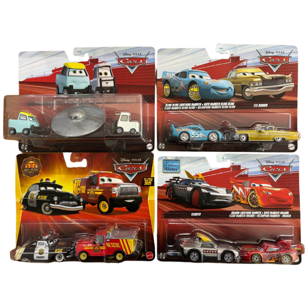 Disney Pixar Cars  Pack com 2 Carrinhos