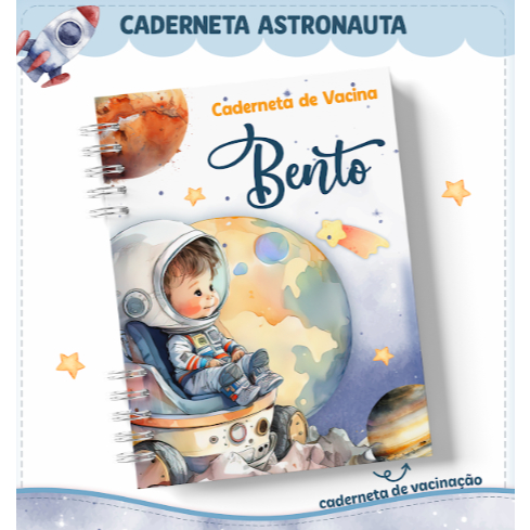 Caderneta De Vacina/Vacinação/Saúde Menino e Menina Personalizada C/ Nome Atualizada