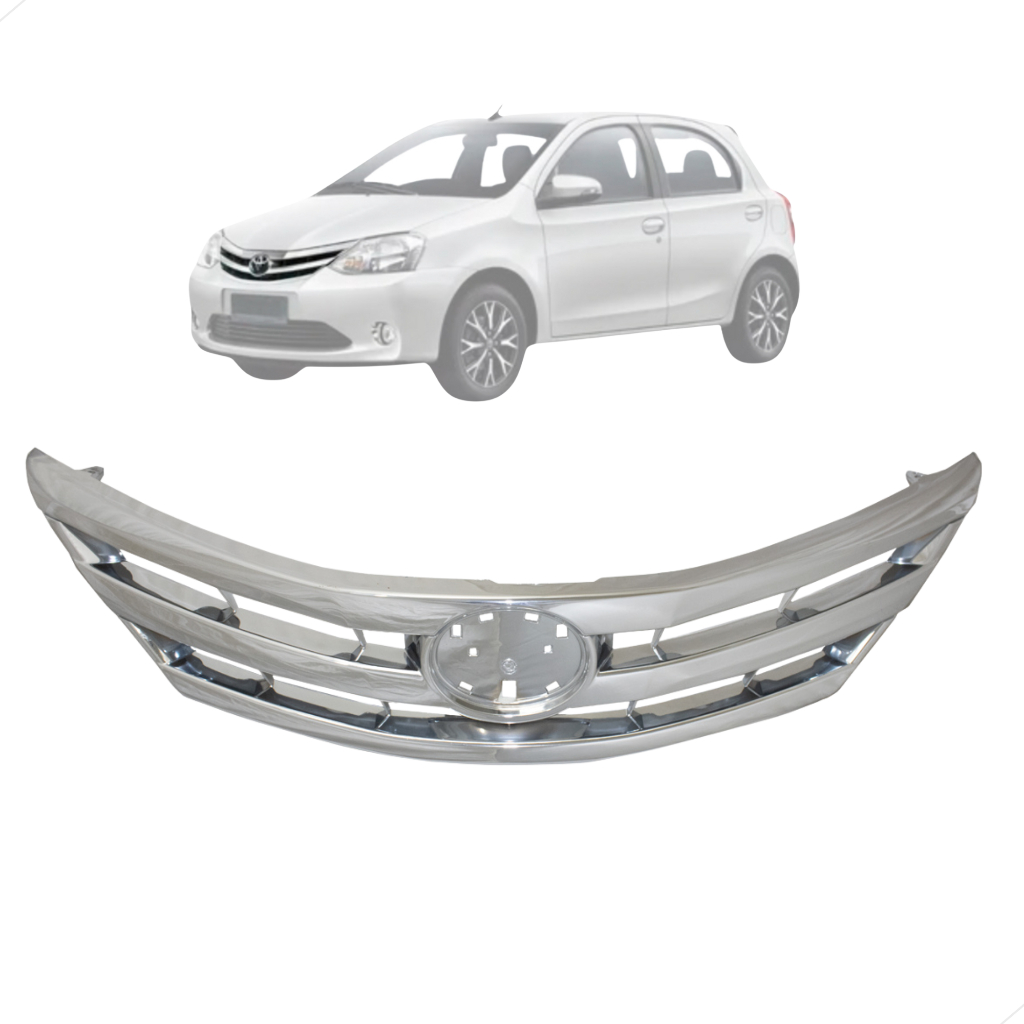 Grade Dianteira Cromada Toyota Etios 2013 2014 2015 2016 17