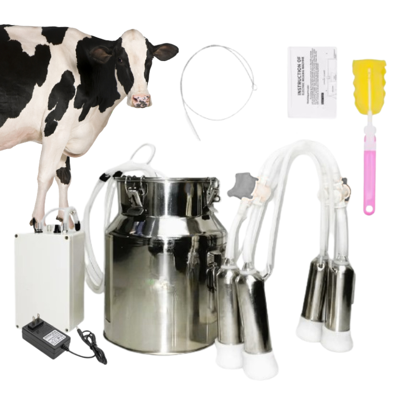 Ordenha Elétrica Pulsativa 14l Inox Para Vacas Ordenhadeira 220V em Oferta na Shopee