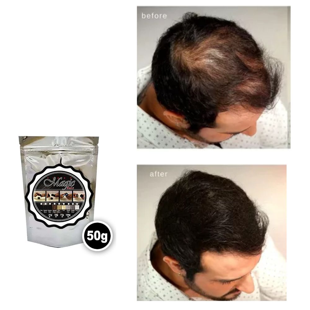 Maquiagem Capilar Queratina Refil Magic Hair Fibra - 50g em Oferta na Shopee