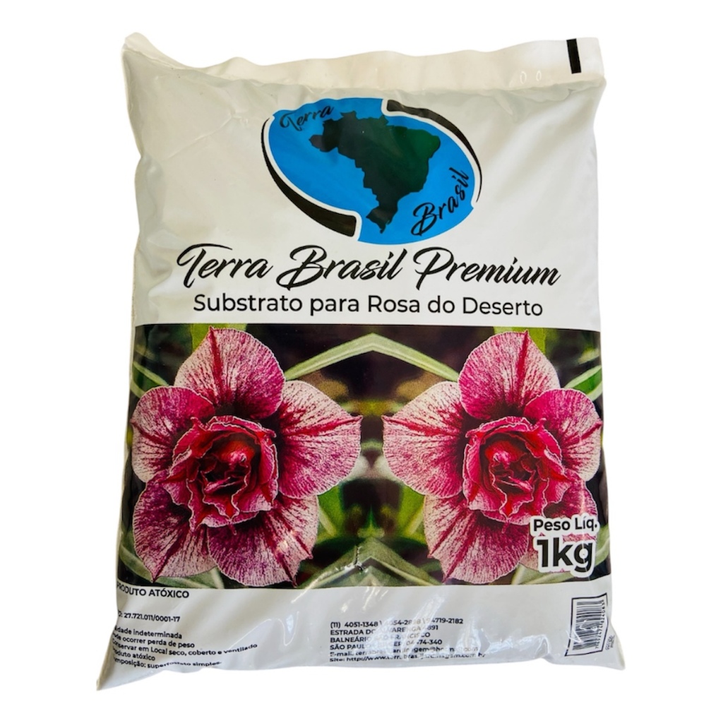 Substrato para Rosa do Deserto Composto orgânico Premium Jardinagem Plantio Horta Plantas Jardim Terra Brasil em Oferta na Shopee