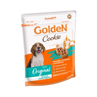 Biscoito Cookie para Cães Adultos de Porte Pequeno Golden Sabor Original 350g em Oferta na Shopee