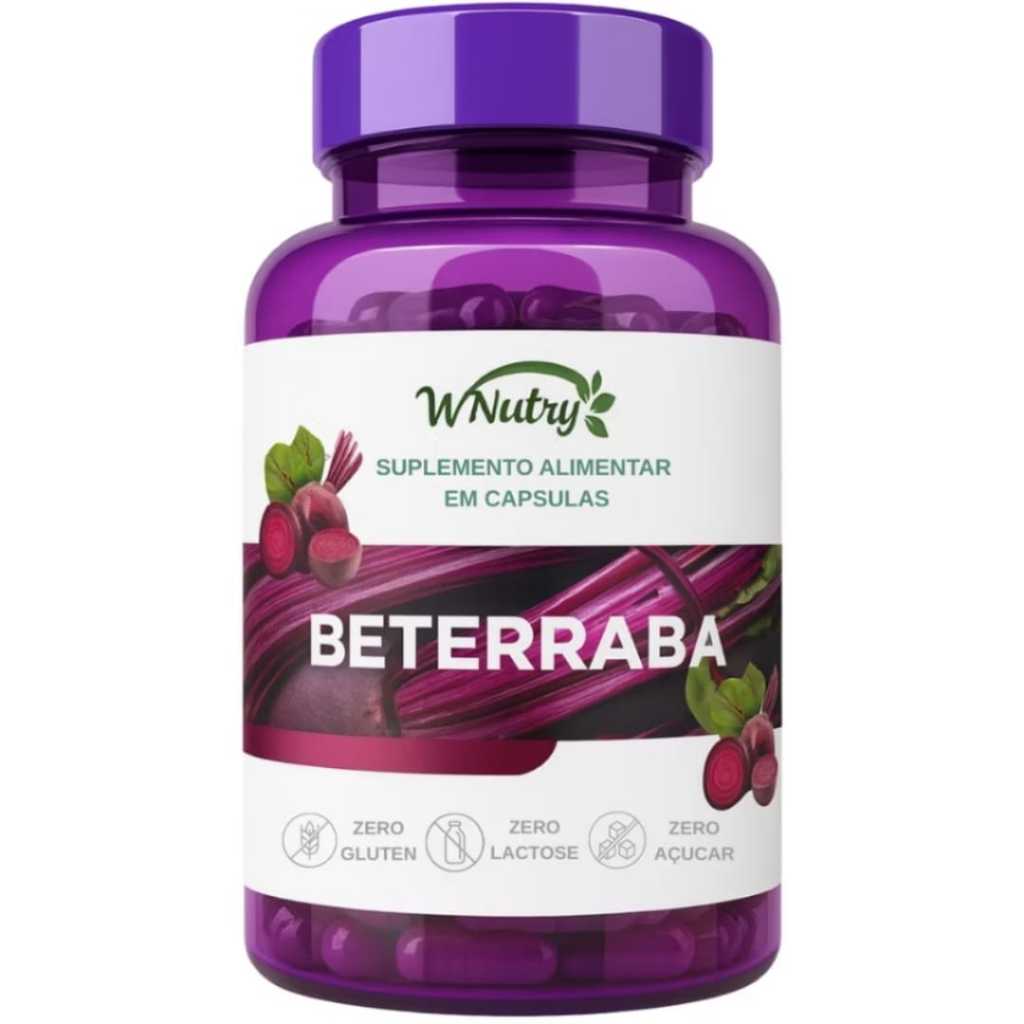 Beterraba 500mg 120 Cápsulas Wnutry em Oferta na Shopee