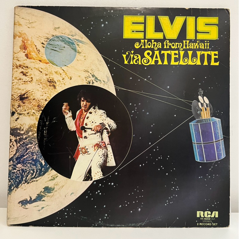 LP VINIL ELVIS ALOHA FROM HAWAII VIA SATÉLITE 1973.