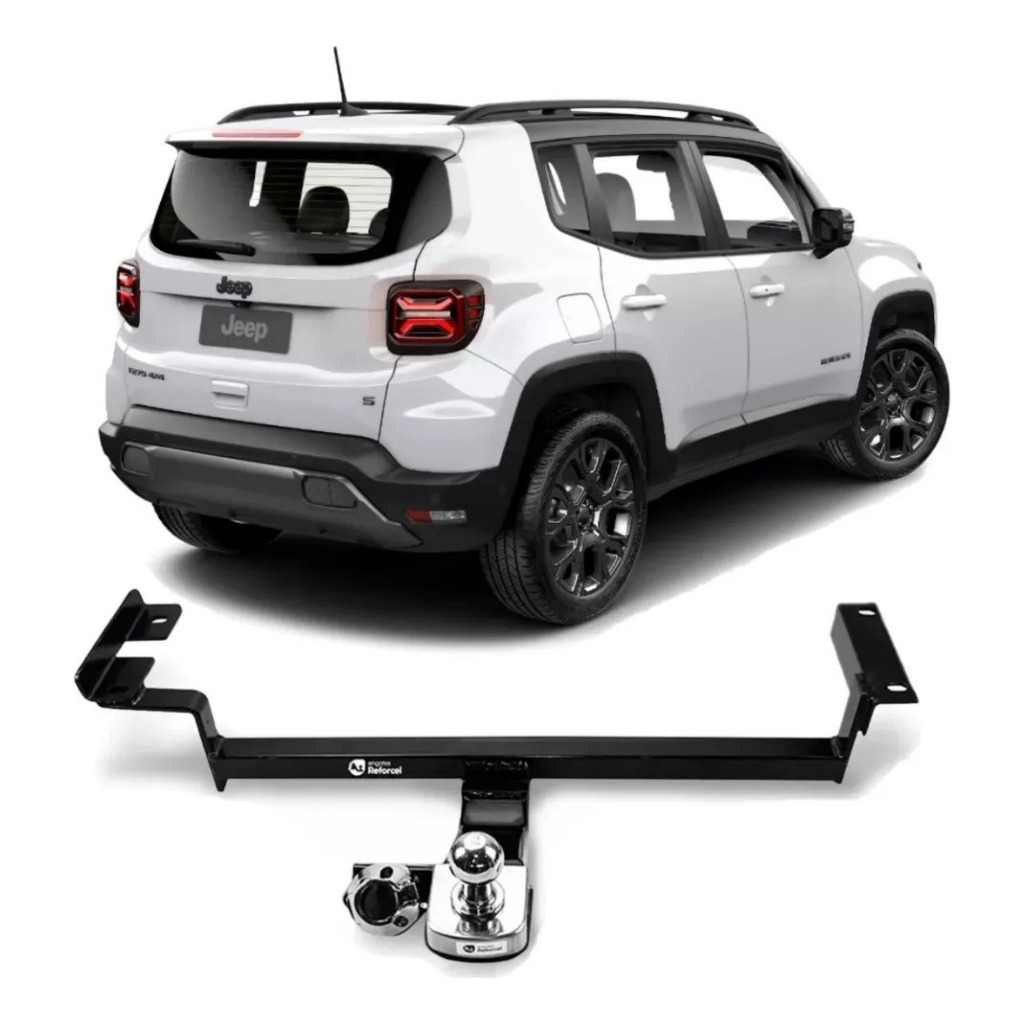 Engate Fixo Jeep Renegade (4x2/4x4) 2016 a 2026 Reforcel 500Kg