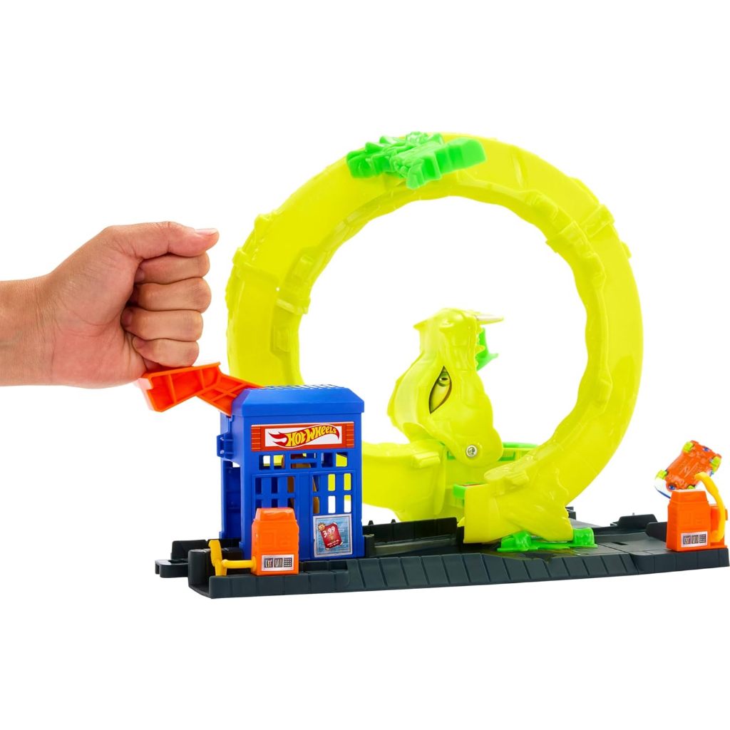 Hot Wheels City Pista de Brinquedo Ataque de cobra para crianças a partir de 4 anos em Oferta na Shopee
