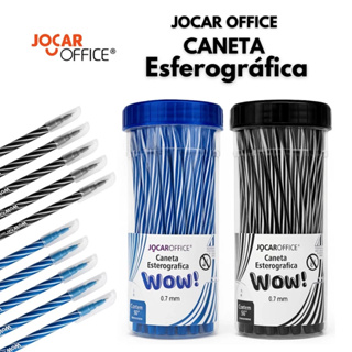 Kit Caneta Esferográfica Wow Fun 0.7 Preta+Azul Jocar Office - Leo&Leo em Oferta na Shopee