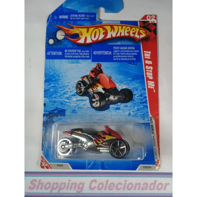 Hot Wheels - Tri & Stop Me Movie Stunts Vermelho