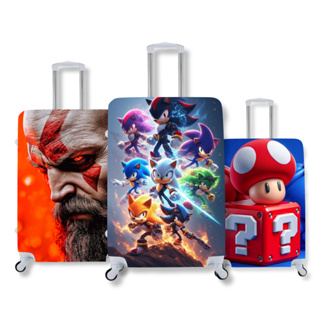 Capa De Mala Protetora Elástica Personalizada Games Viagens em Oferta na Shopee