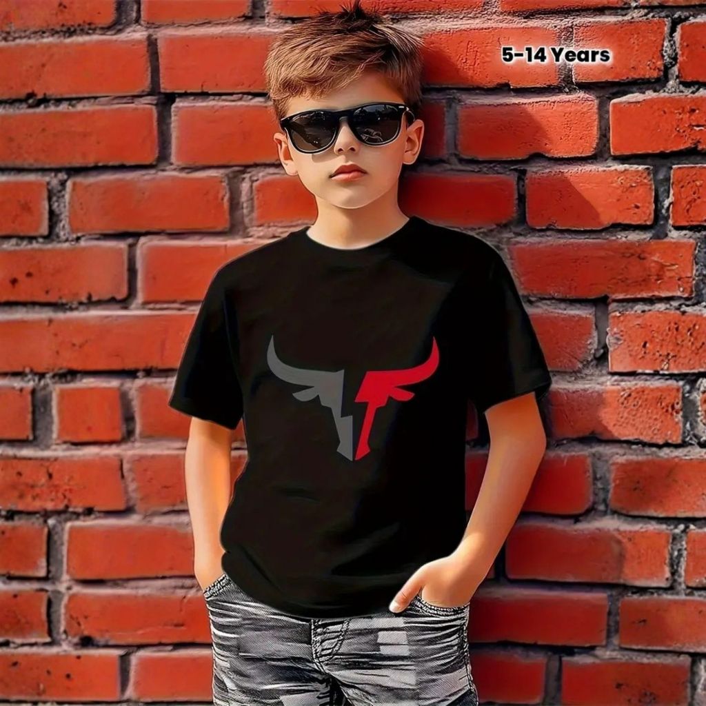 Camiseta Infantil Juvenil Masculina 100% Algodão Premium Estilo Country