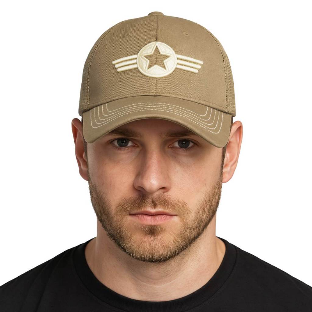 Boné Militar Top Gun Americano Ajustável Camuflado Cap Operacional Airborne Confortável Moda Urbana