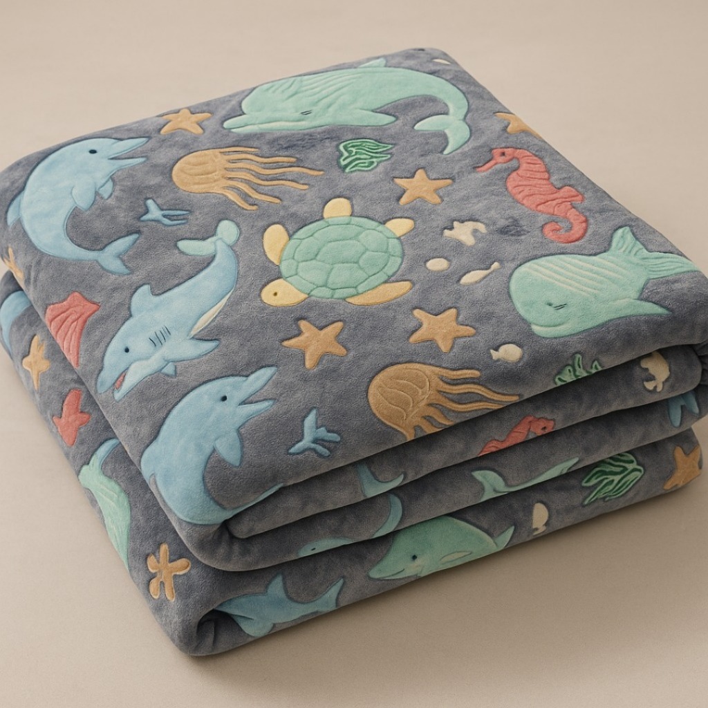 Cobertor Manta Florescente 2,00x1,50 cm  Brilha no Escuro Solteiro Infantil Sortidas em Oferta na Shopee