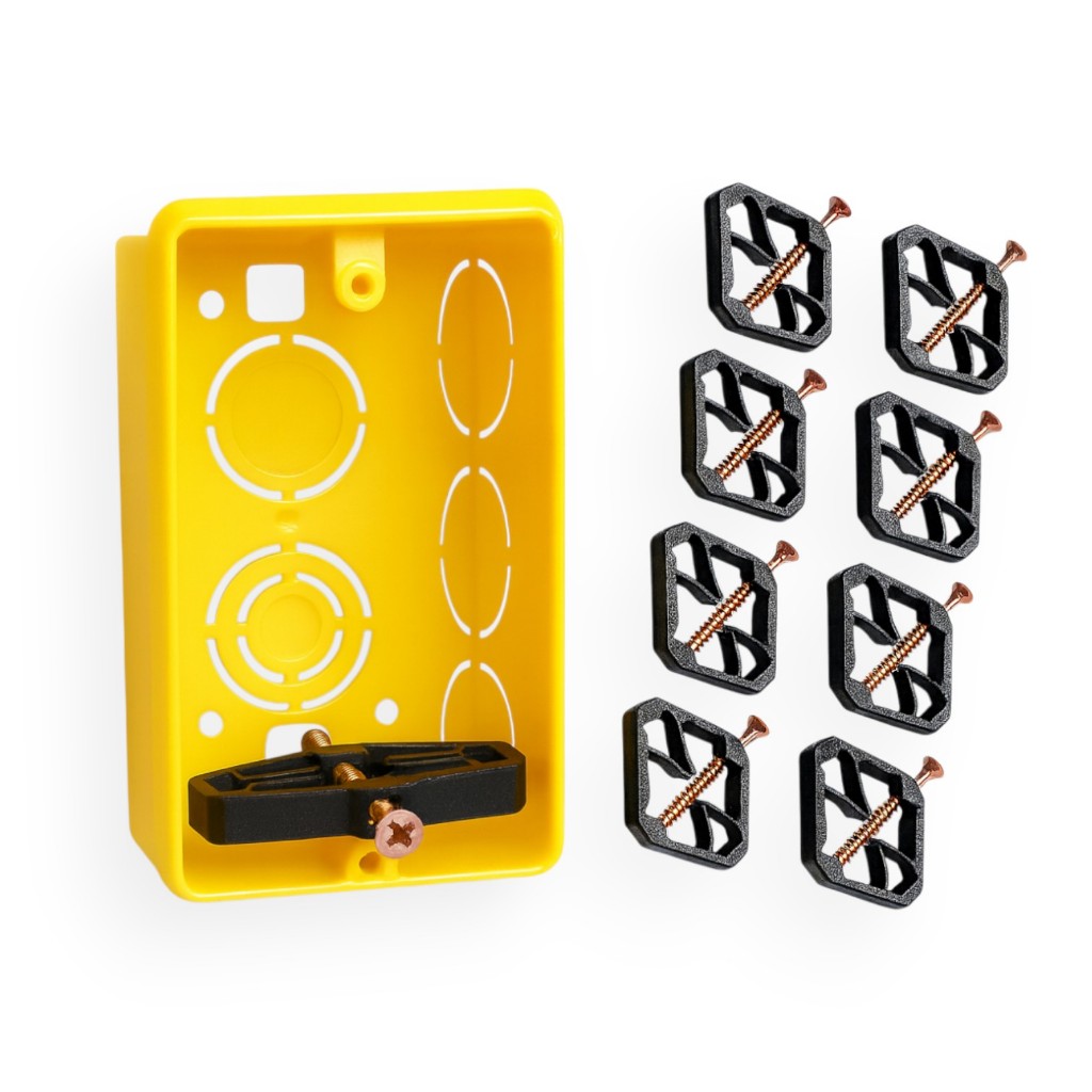 Kit Reparo Salva Abas Para Caixa De Luz 4x2 Elétrica Eletricista Adaptável Impressão 3D