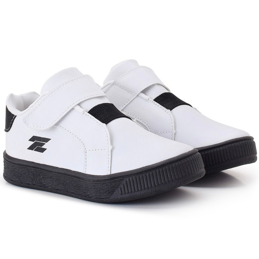 Tênis Infantil Menino Casual Com Velcro Super Leve e Macio Lançamento