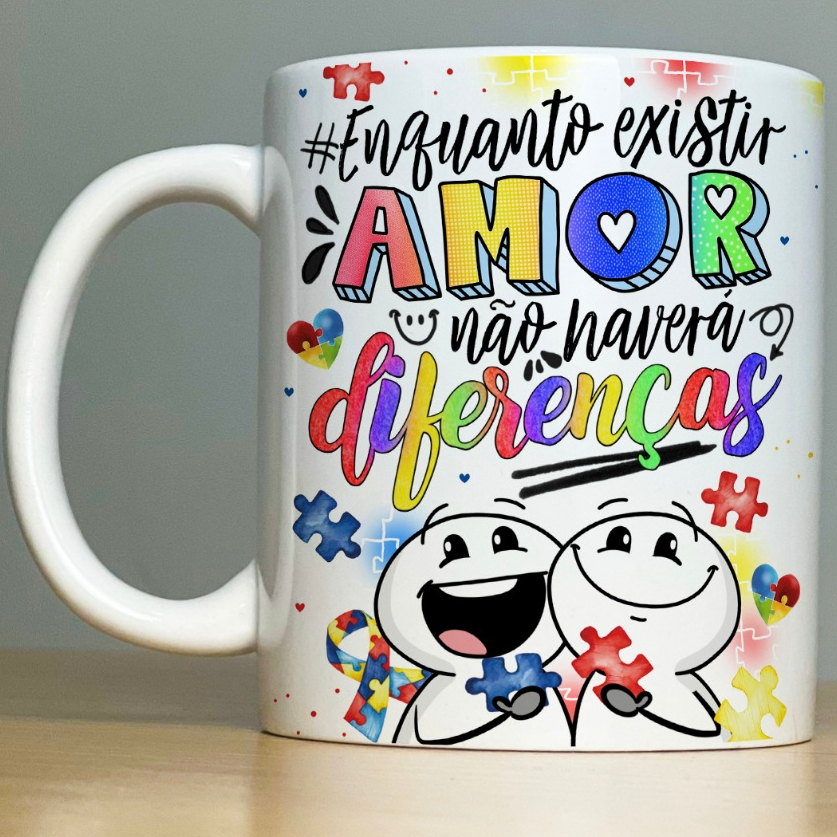 Caneca personalizada autismo