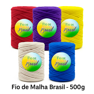 FIO DE MALHA PARA CROCHÊ MACRAMÊ BOLSAS TAPETES ARTESANATO GERAL SELECIONADO COM ELEASTANO ATENTE NA DESCRIÇÃO DAS FOTOS em Oferta na Shopee
