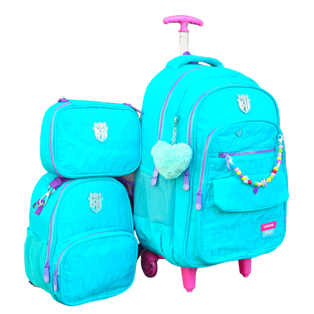 Kit Mochila de Rodas Feminina Impermeavel Alta Qualidade em Oferta na Shopee